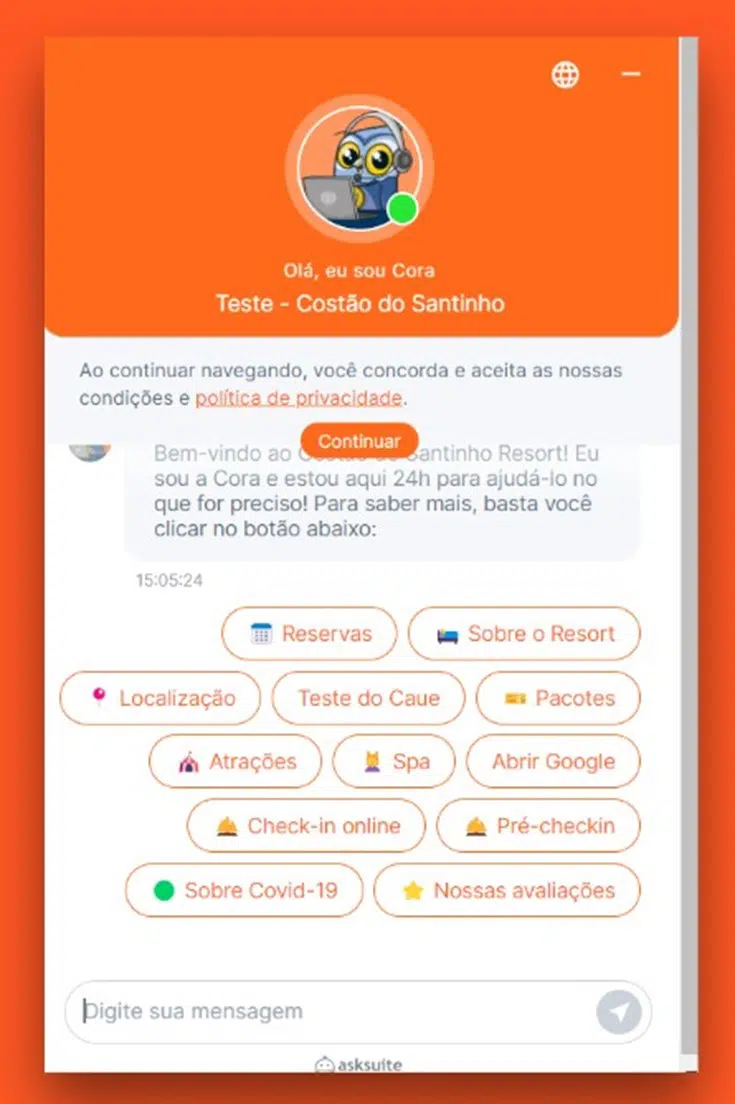 chatbot asksuite chatbot asksuite