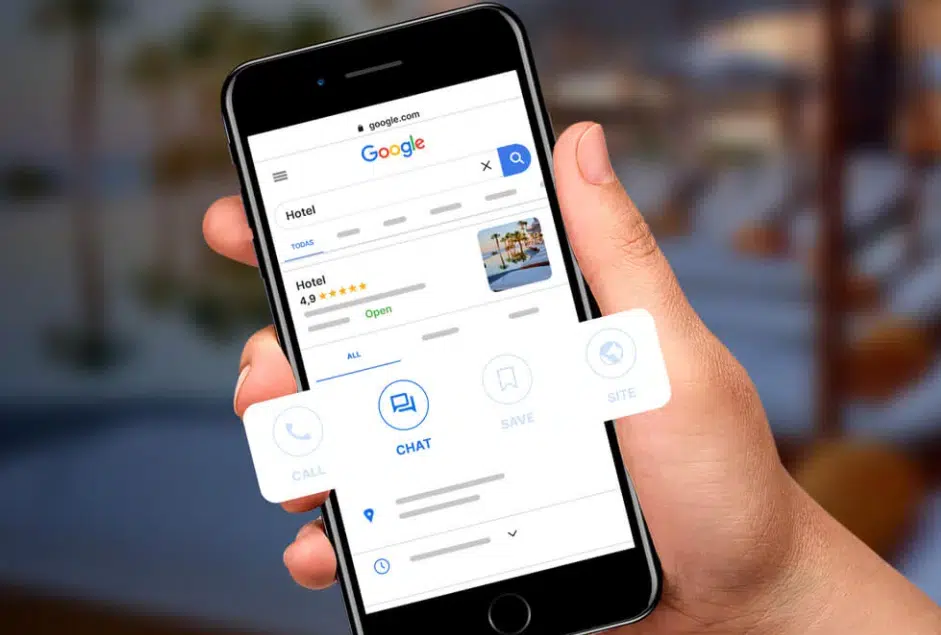 Google Business Messages para hoteles
